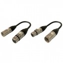 2 CAVI RACCORDO XLR3 FEMMINA-XLR5 MASCHI