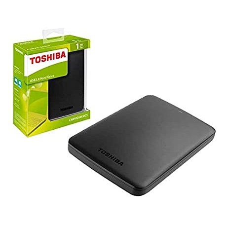 HARD DISK TOSHIBA USB 3.0, 2 TB COLORE NERO