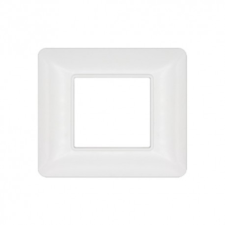 PLACCA TECNOPOLIMERO JOY 5002-01 2P COLORE BIANCO PER MATIX BTicino