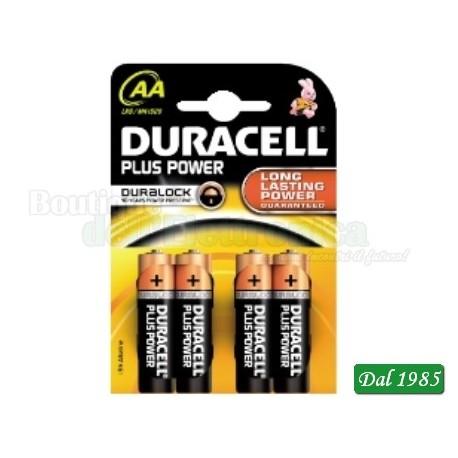 PILE STILO AA PLUS POWER DURACELL ALCALINE